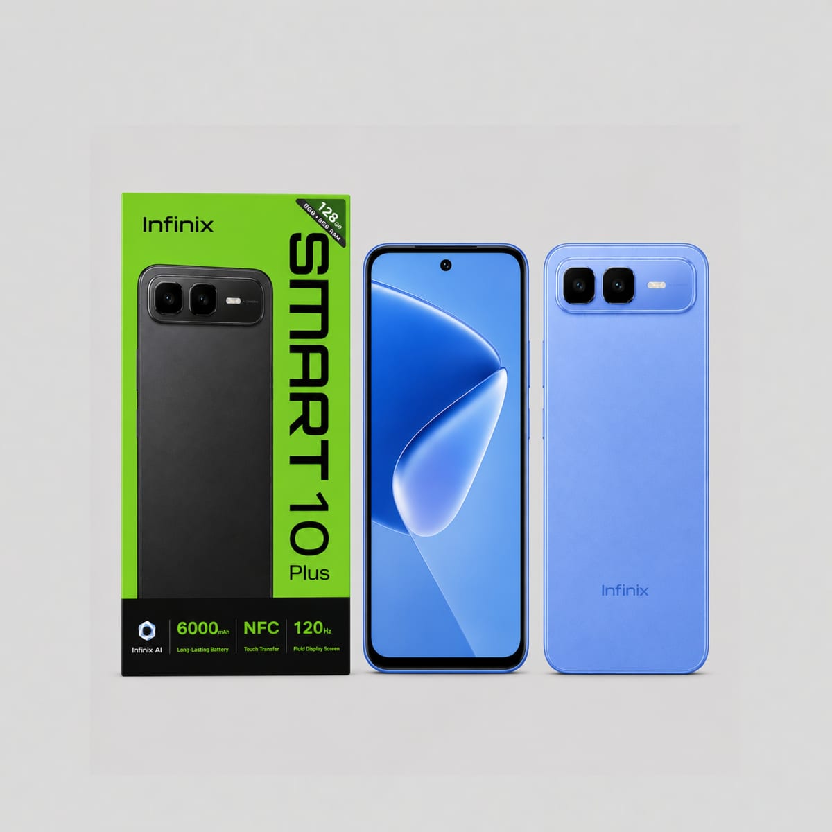 New infinix smart 10+ 128GB