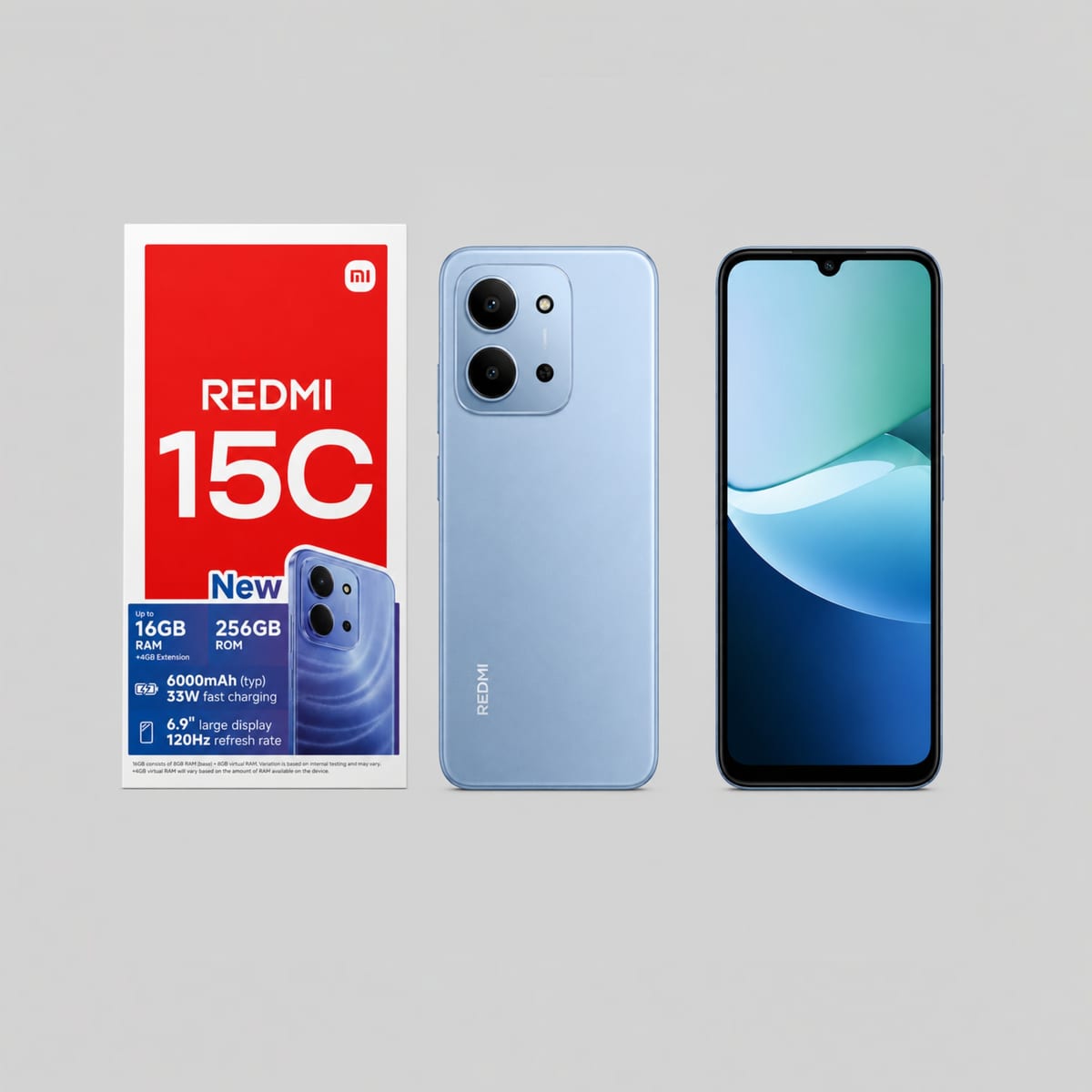 New redmin 15C, 256GB